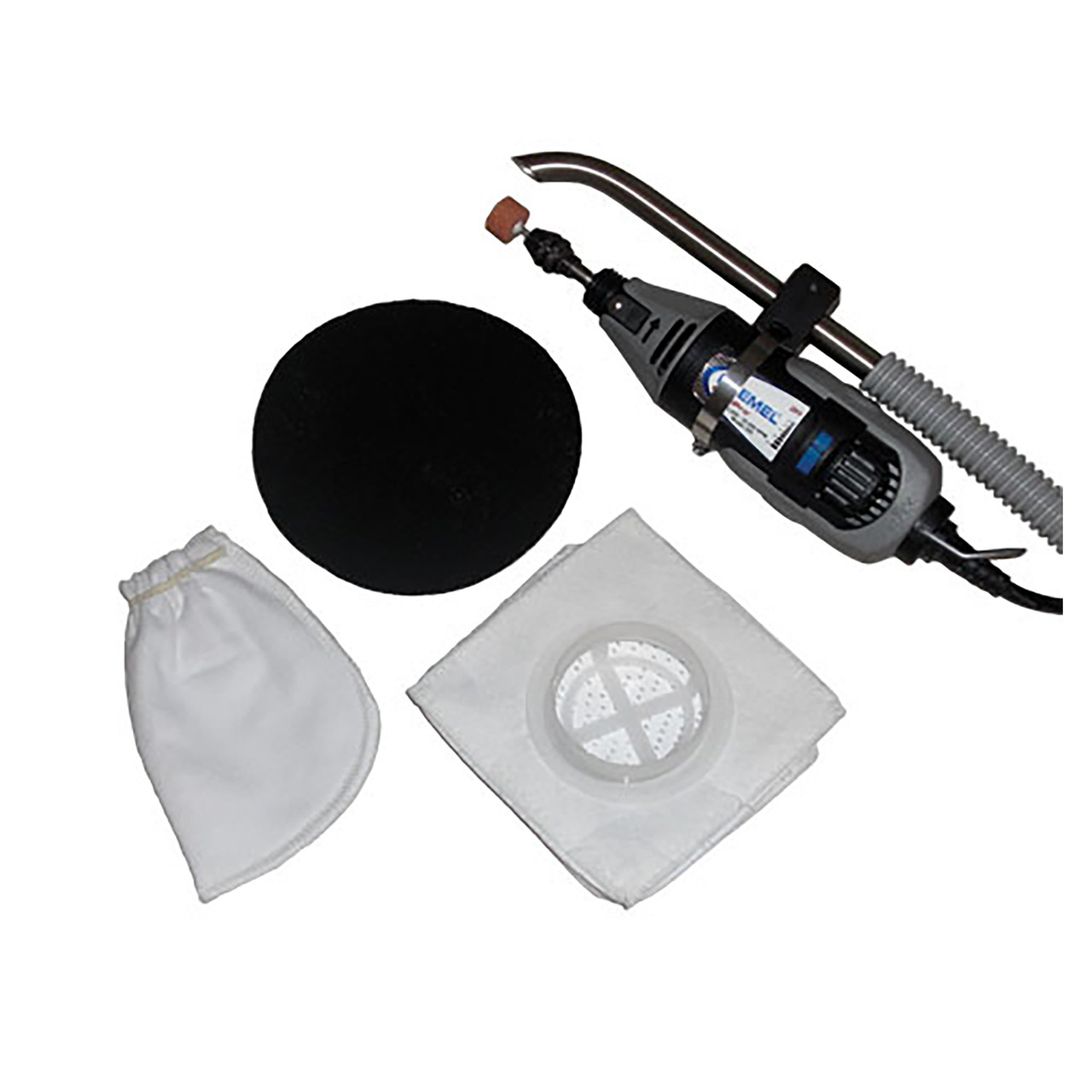 MTI DUST VAC DEBRIS VACUUM Dust Vacuum Adapter Kit, All Dremels Except Flex, Shaft ( ONLY) (Continetal US & Canada)