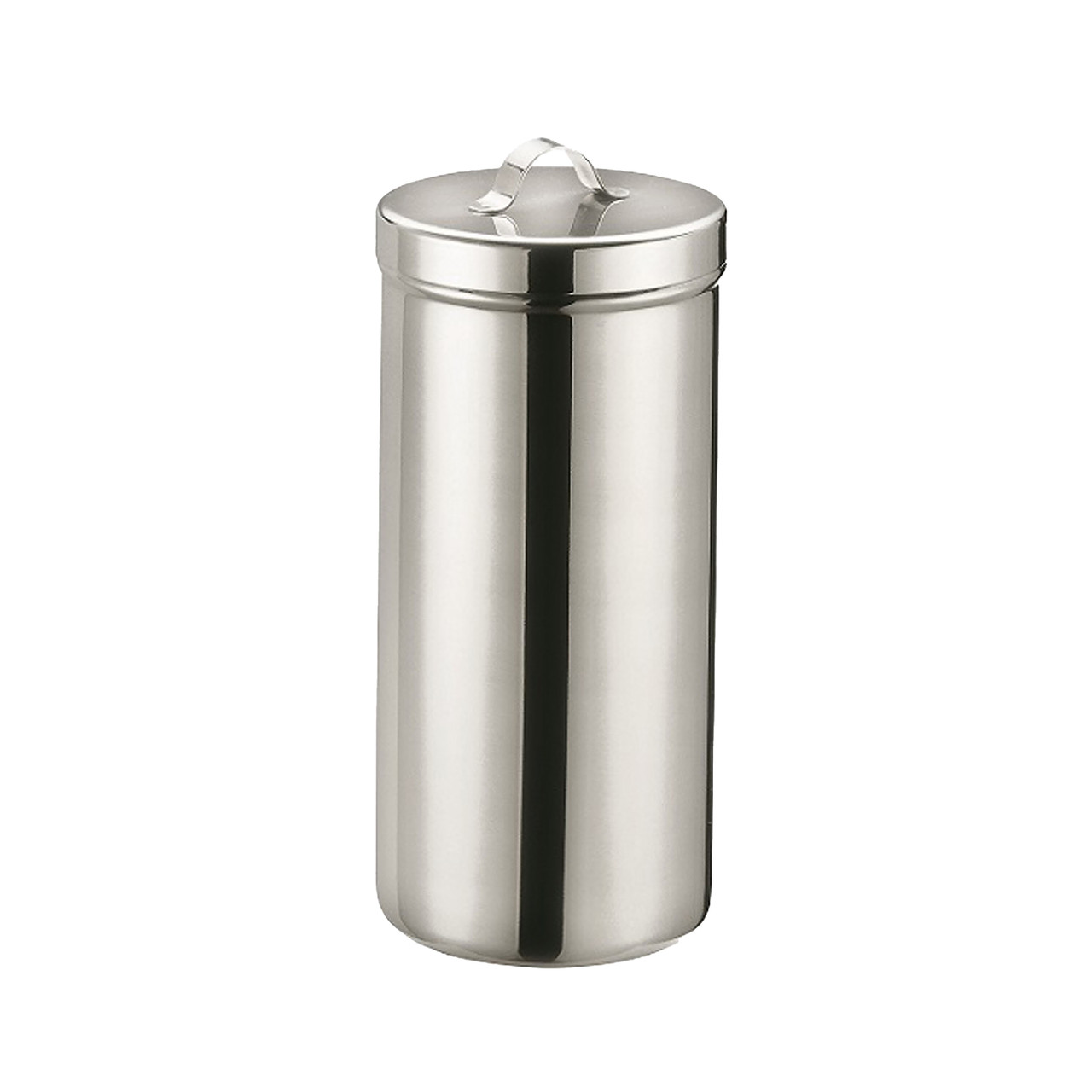 MTI ENT CABINET Canister, Stainless Steel, with Lid, 3" x 6" ( ONLY) (Continetal US & Canada)