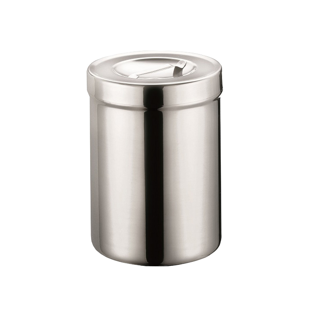 MTI ENT CABINET Canister, Stainless Steel, with Lid, 3.98" x 3.33" ( ONLY) (Continetal US & Canada)