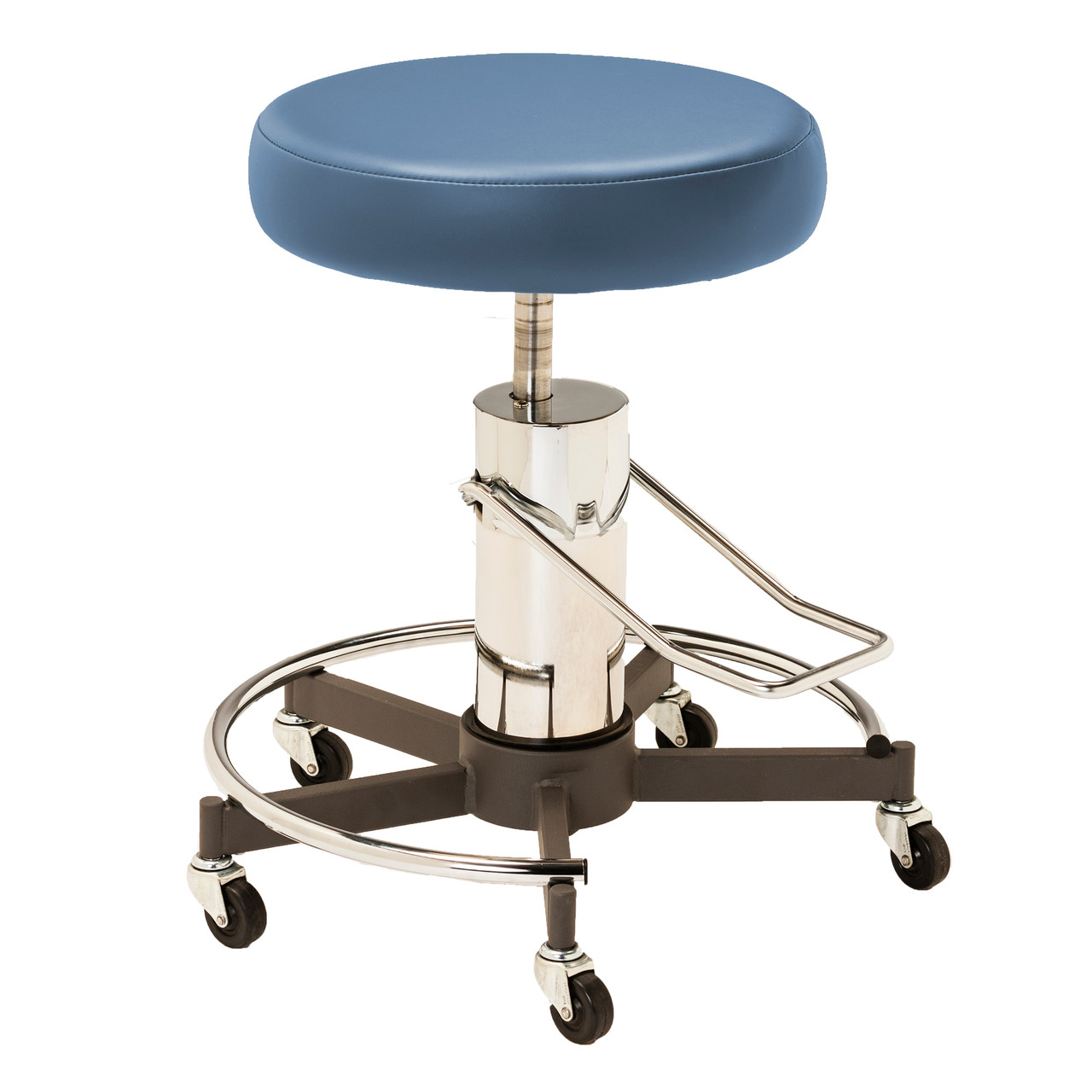 MTI SURGERY STOOL Stool, Hydraulic Pump, without Backrest, Premium-Burgundy ( ONLY) (Continetal US & Canada)
