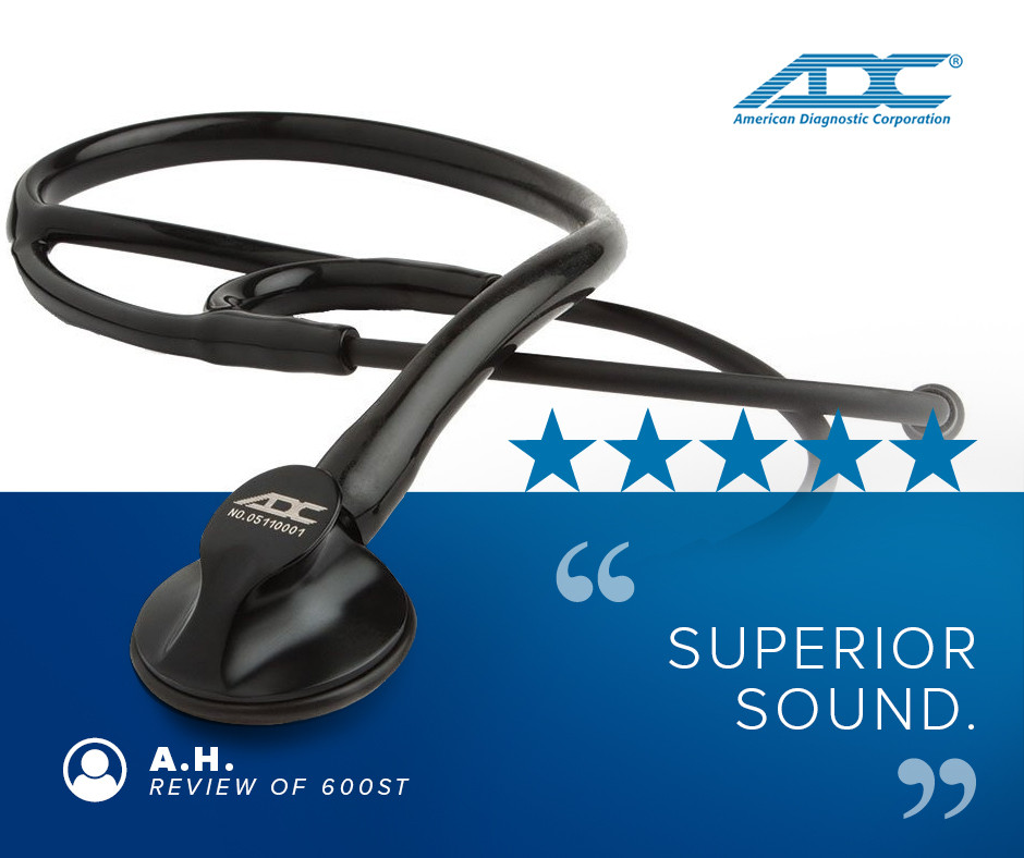 ADC ADSCOPE™ 600 CARDIOLOGY STETHOSCOPE ADSCOPE™ 600 Cardiology Stethoscope, Tactical STETHOSCOPE CARDIOLOGYTACTICAL
