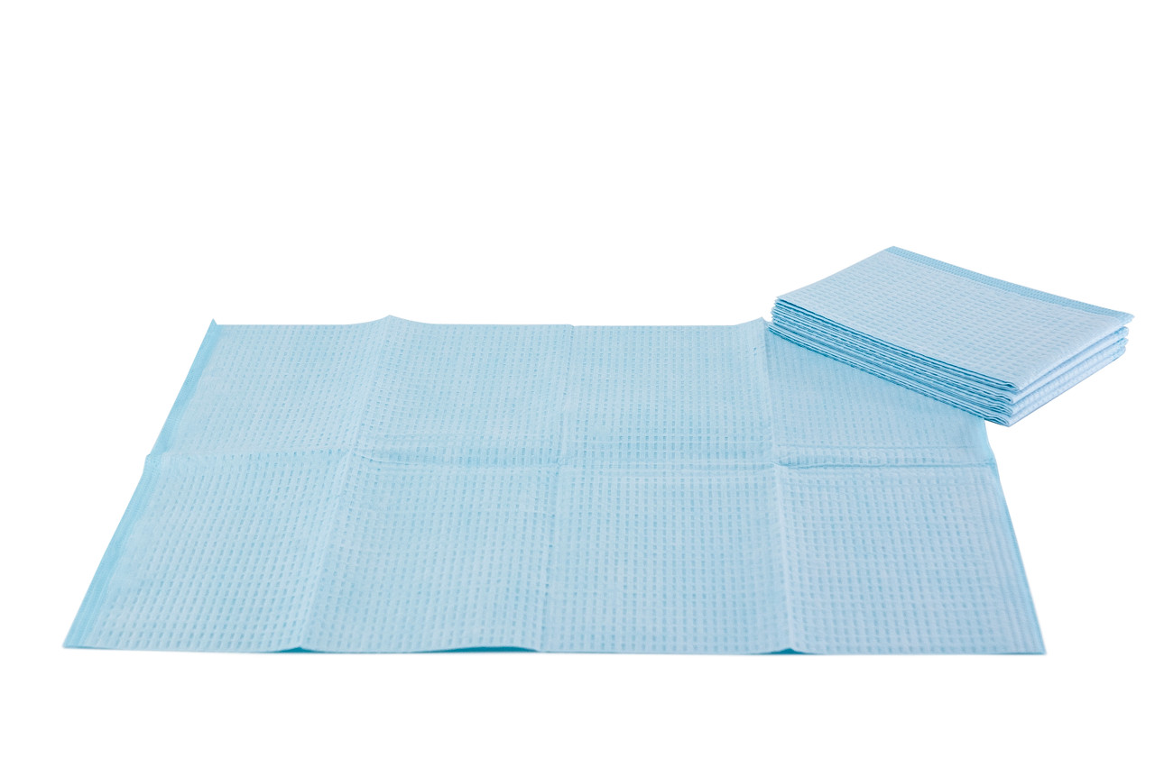 TIDI® DURAWICK™ PREPARATORY MAT - Wicking Towel For Ultrasonic Tool Cleaning, 13" x 18", Blue, 100/cs
