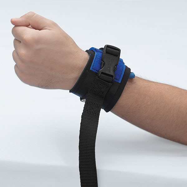 TIDI POSEY LIMB HOLDERS - Posey Wrist Cuff, Twice-as-Tough, Quick Release Buckle, w/ Single 2-Piece Strap, Machine Washable, Neoprene Cuff, Blue (Continental US + HI Only)