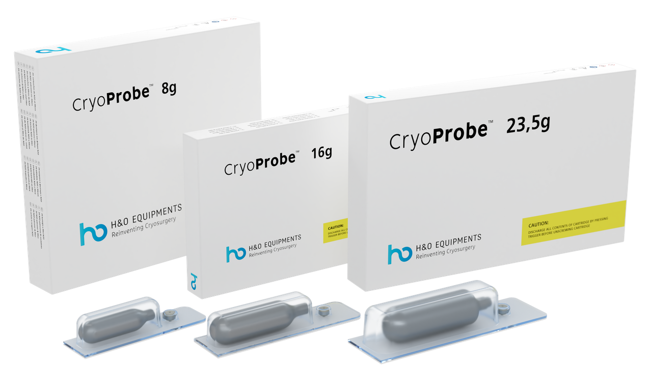 H&O EQUIPMENT CRYOPROBE AND ACCESSORIES 23.5g N2O cartridges, 6/bx (US Continental ONLY)
