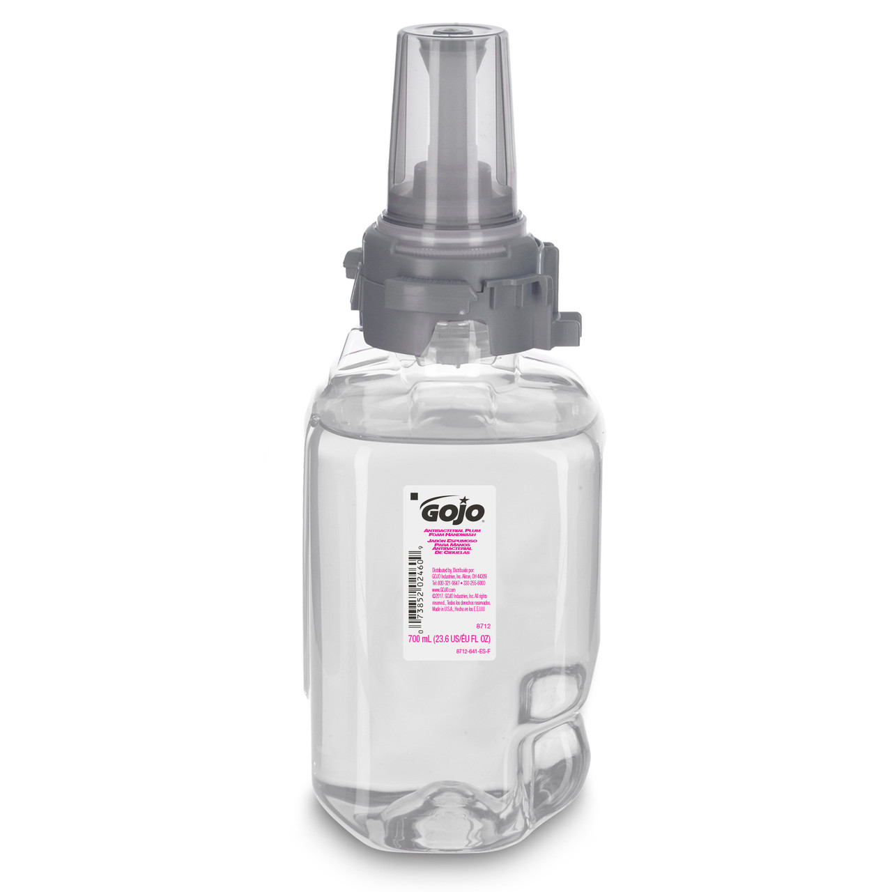 GOJO PROVON® ADX-12™ ANTIBACTERIAL FOAM HANDWASH ADX™ Handwash, Foam, Plum, Refill, 700mL, 4/cs