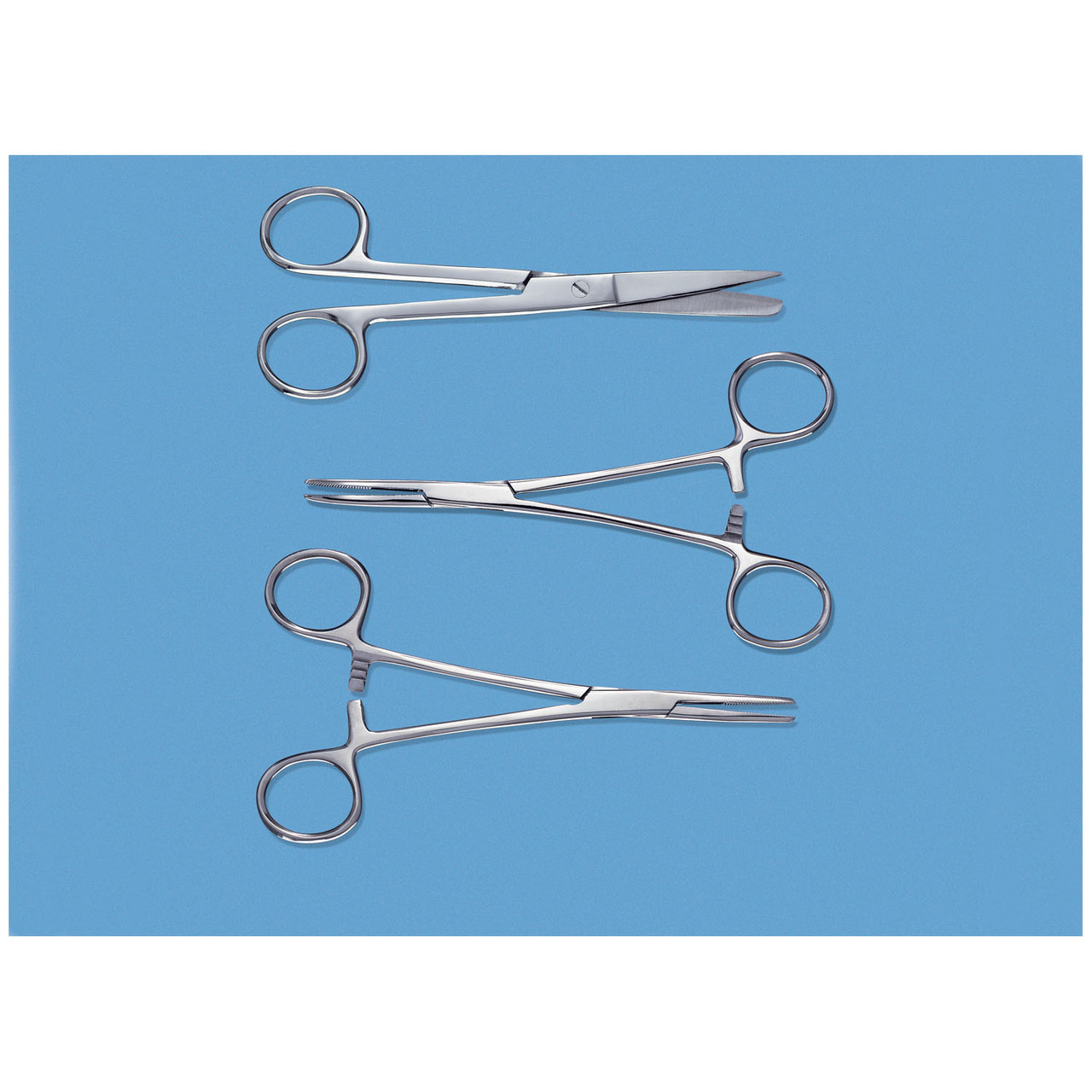 BUSSE STERILE FLOOR GRADE SINGLE USE INSTRUMENTS Nurses Scissors, 5½", Sharp/ Blunt, Sterile, 50/cs