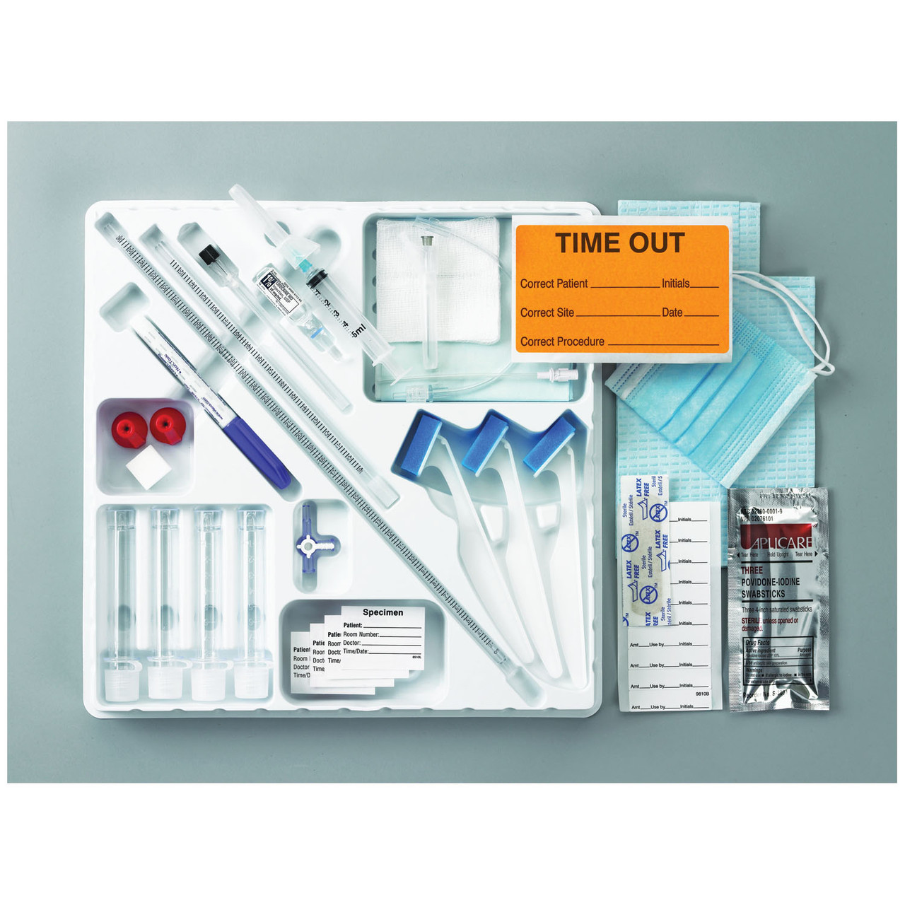BUSSE SAFETY-DELUXE ADULT LUMBAR PUNCTURE TRAY Lumbar Puncture Tray, 22G x 3½" Spinal Needle, Sterile, 10/cs (US Only)
