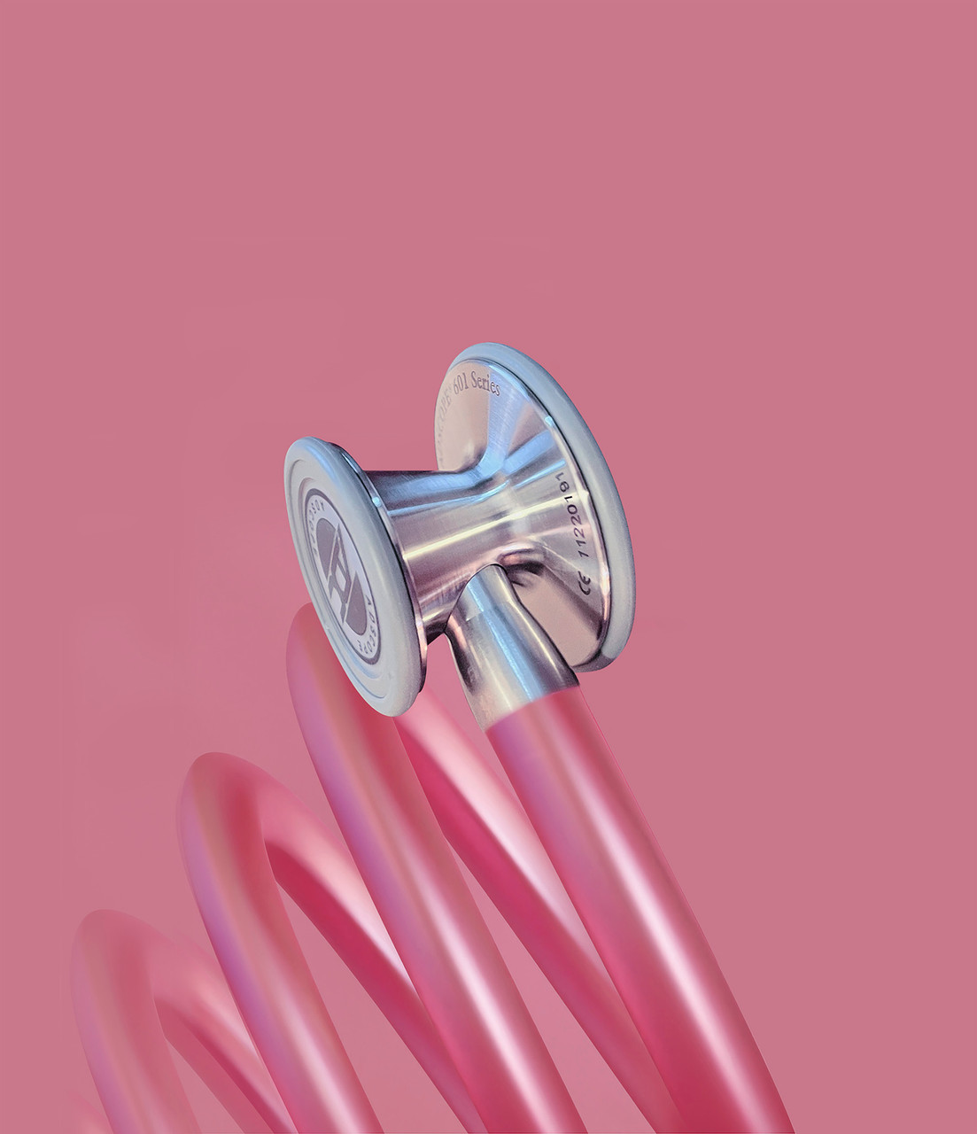 ADC ADSCOPE™ 601 CARDIOLOGY STETHOSCOPE Cardiology Stethoscope, Metallic Pink STETHOSCOPE ADSCOPE METALLICPINK CONVERTILBE