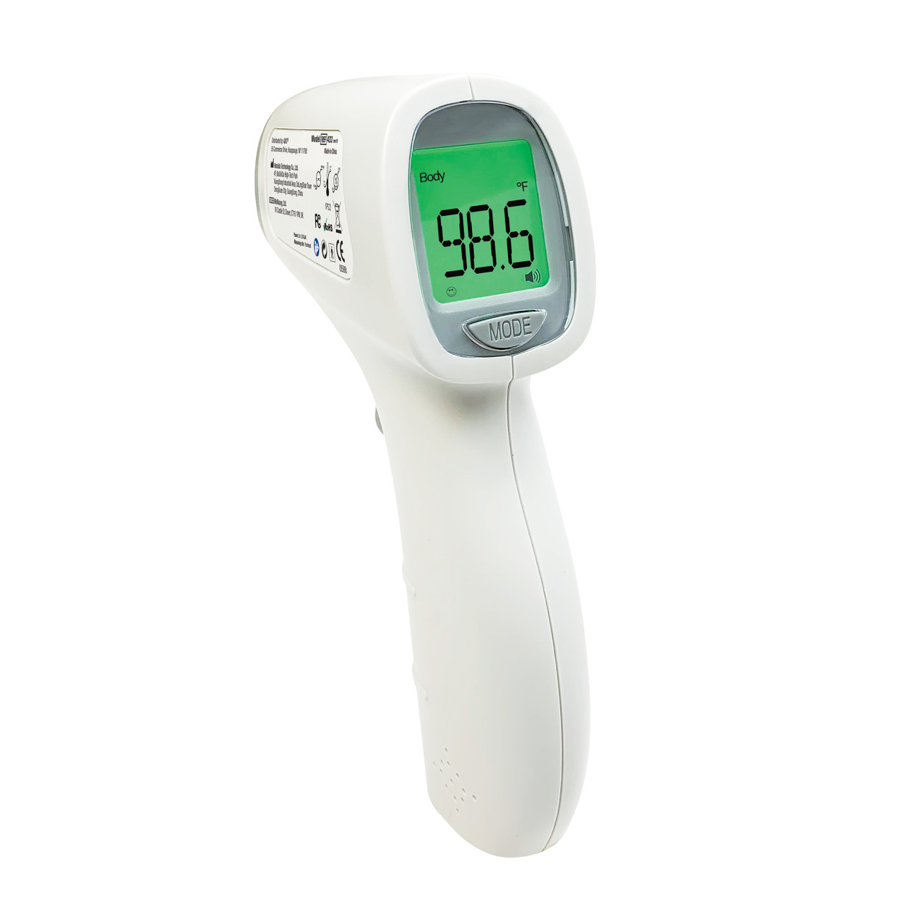 ADC ADTEMP™ NON-CONTACT DIGITAL THERMOMETERS Infrared Non-Contact Forehead Thermometer (Where possible, vendor asks for orders placed in increments of 6, which is a full inner box) (US Only) THERMOMETER NON-CONTACTTRIGGER ADTEMP
