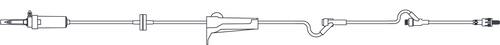 AMSINO AMSAFE® IV ADMINISTRATION SETSIV Admin Set, 10 Drops Per mL, 83" Length, 17 mL Priming Volume, Vented/Non-Vented, Back Check Valve, Roller Clamp, 1 Pre-Pierced Y Site, 1 AMSafe Needle-Free Y Site, Rotating Male Luer Lock, PE Poly Pouch, 50/cs