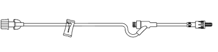 AMSINO IV EXTENSION SET MICROBORE TUBINGIV Extension Set, 7", One Slide Clamp, PosiSite Needleless Injection Y Site, DEHP-Free, Latex Free (LF), Female Luer & Cap, Slide Clamp, PosiSite Needleless Injection Y Site, Rotating Male Luer Lock & Cap, Poly
