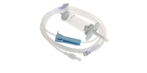 AMSINO AMSAFE® IV ADMINISTRATION SETSAMSafe-3® IV Set, Adjust to 10, 15, 60 Drops Per mL, 83" Length, 24 mL Priming Volume, AMSafe-3 IV Set, Roller Clamp, 1 Pre-Pierced Y Site, 1 AMSafe Needle-Free Y Site, Rotating Male Luer Lock, PE Poly Pouch, 50/c