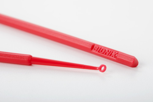 BIONIX SAFE EAR CURETTE™ Ear Curette, AngleLoop®, 4mm, Red, 50/bx (US Only)