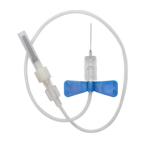 MYCO RELI® SAFETY BLOOD COLLECTION - Safety Blood Collection Kit, 23G x ¾", 11.8" Tube, Blue, No Tube Holder, Latex-Free (LF), Sterile, 100/bx (US Only)