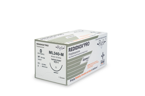 MYCO RELI® PRO SUTURE - Suture, 0, Redidiox, Violet, Monofilament, 30", YCT-1, 12/bx (US Only)