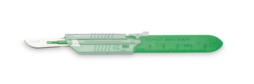 MYCO REDI-CUT SCALPELS - Scalpel, Retractable Sheath, with Technocut Premium Blade #10, Sterile, 10/bx (US Only)