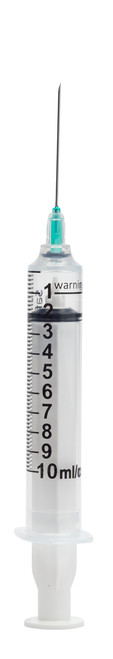MYCO RELI® WEALY® SAFETY SYRINGES - Safety Syringe with Needle, 10 mL, 21G x 1.5", Sterile, Deep Green, 100/bx, (Rx), (HAZMAT Fees Apply, cannot ship via Air or to AK, GU, HI, MP, PR, VI) (Available for Sale in US & Canada)