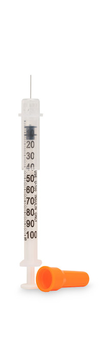 MYCO RELI® WEALY® SAFETY INSULIN SYRINGES - Safety Insulin Hypodermic Needle with 0.5mL Syringe, 29G x 1/2", 100/bx (US Only)