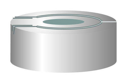 PR N20-H, si, Mld. But/PTFE gr, 50°, 3.0
