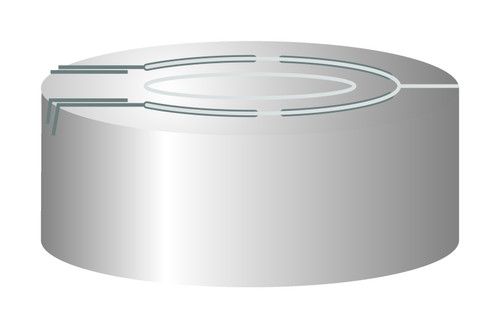 COTO N20, si, Sil w/PTFE bg, 45°, 3.0 mm