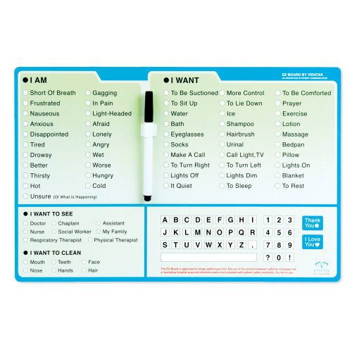 MARKETLAB LABORATORY INSTRUMENT - EZ Patient Communication Board, English