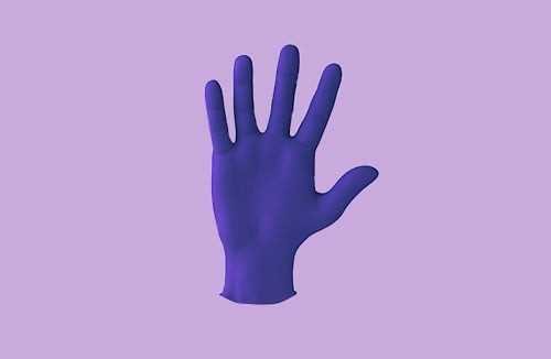 Glove, Exam, Nitrile, Powder-Free (PF), Polymer Coated, Textured Finger Tip, Chemotherapy Tested, Cobalt Blue, X-Large, (WALRUS) 250/bx, 10 bx/cs (50 cs/plt) (SHARK)