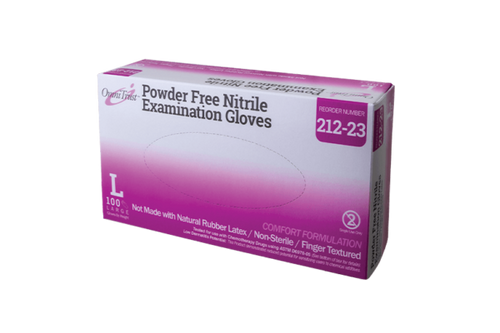 OMNITRUST Exam Glove, Nitrile, Large, Powder Free (PF), 100/bx, 10 bx/cs (75 cs/plt) (See additional pricing for drop ship orders less than 1,000 cs)