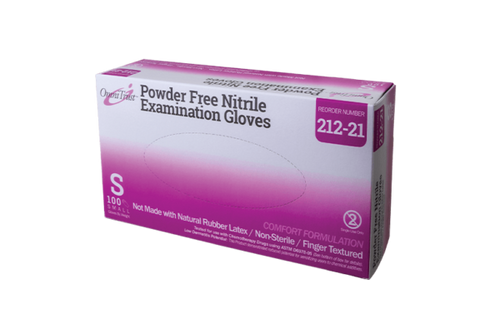 OMNITRUST Exam Glove, Nitrile, Small, Powder Free (PF), 100/bx, 10 bx/cs (75 cs/plt) (See additional pricing for drop ship orders less than 1,000 cs)