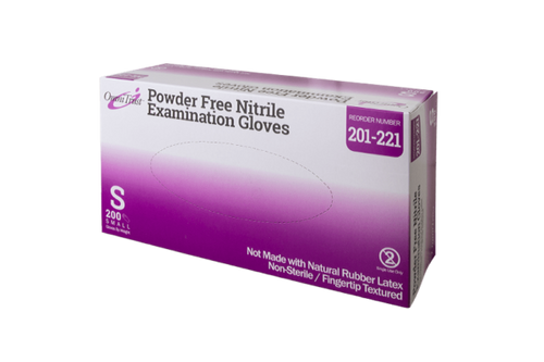 OMNITRUST Exam Glove, Nitrile, Small, Textured Fingers, Blue, Powder Free (PF), 200/bx, 10 bx/cs (50 cs/plt) (See additional pricing for drop ship orders less than 1,000 cs)