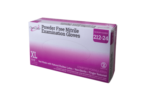 OMNITRUST Exam Glove, Nitrile, X-Large, Powder Free (PF), 100/bx, 10 bx/cs (70 cs/plt) (See additional pricing for drop ship orders less than 1,000 cs)
