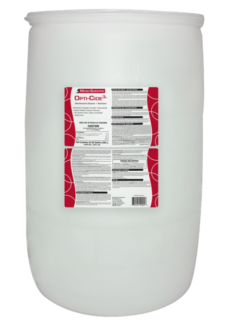 MICRO-SCIENTIFIC OPTI-CIDE3® DISINFECTANT - Opti-Cide3, 55 Gallon Drum Disinfectant (US Only)