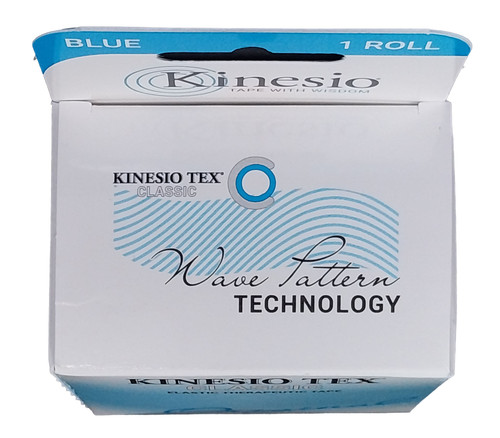 KINESIO TEX CLASSIC TAPE - Classic Tape, 2" x 13.1 ft, Blue, 6 rl/bx   (090296)