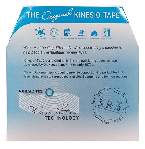 KINESIO TEX CLASSIC TAPE - Classic Tape, 2" x 34 yds, Blue, Bulk  (090301)