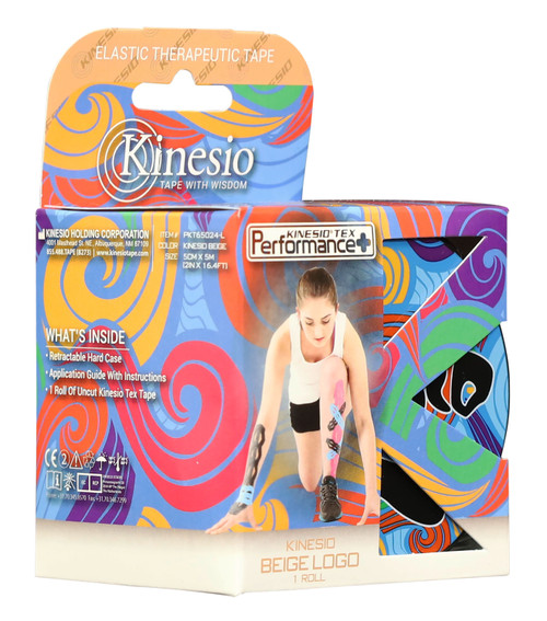 KINESIO® TEX PERFORMANCE+ TAPE - Performance+ Tape, 2" x 5.5 yd. Beige, 4 rolls/bx   (092127)