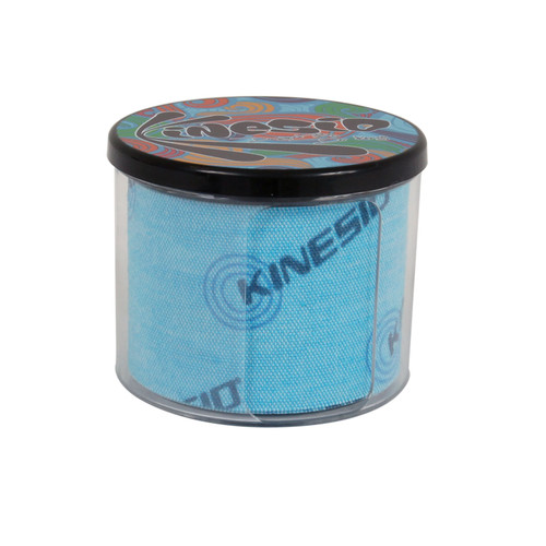 KINESIO® TEX PERFORMANCE+ TAPE - Performance+ Tape, 2" x 5.5 yd. Blue w/Logo, 4 rolls/bx   (092130)