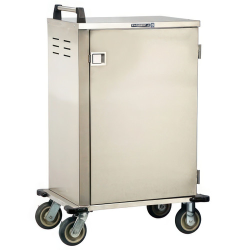 LAKESIDE ELITE SERIES™ ENCLOSED ROOM SERVICE DELIVERY CARTS - Enclosed Room Service Cart, 6 Tray Capacity, 32¼"W x 21¾"D x 45¾"H, 110 lb Capacity, Stainless Steel