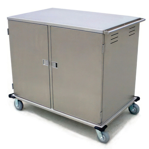 LAKESIDE LOW PROFILE ELITE TRAY DELIVERY CARTS - Low Profile Cart, 28 Tray Capacity, 55¾"W x 34½"D x 47¾"H, 325 lb Capacity