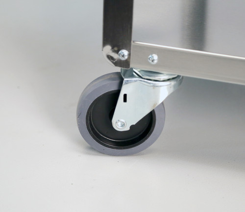 LAKESIDE EQUIPMENT STANDS - Stand, No Drawers, 3 Shelves, 16¾"W x 18¾"D x 30 1/8"H, (4) 3½" Swivel Casters