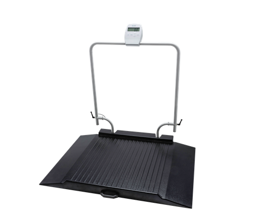 DORAN WHEELCHAIR SCALE Wheelchair Scale with Dual Ramp & Mast, 800 lb Capacity, 30" x 31" (3 ea/plt) ( ONLY)