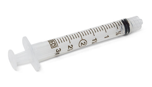 BD Syringe Only, 3mL, Luer-Lok™ Tip, Sterile, Individually Wrapped, 200/bx, 4bx/cs (Continental US Only)