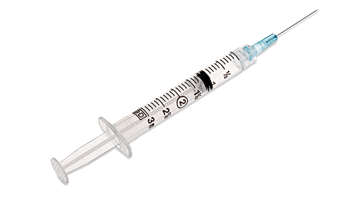 BD Syringe/ Needle Combination, 3mL, Luer-Lok™ Tip, 25G x 5/8", 100/bx, 8 bx/cs (Continental US Only) - 25G, 5/8"
