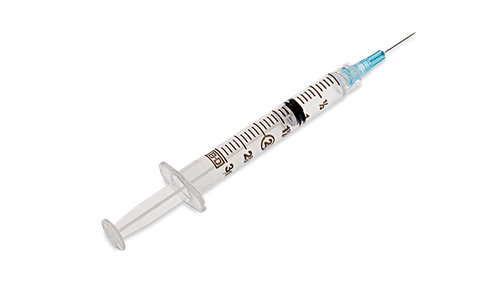 BD Syringe/ Needle Combination, 3mL, Luer-Lok™ Tip, 25G x 5/8", 100/bx, 8 bx/cs (Continental US Only) - 25G, 5/8"