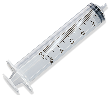 BD Syringe Only, 50mL, Luer Slip, 40/bx, 4 bx/cs (Continental US Only)