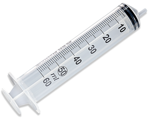 BD Syringe Only, 60mL, Eccentric Tip, 60/bx, 4 bx/cs (Continental US Only)