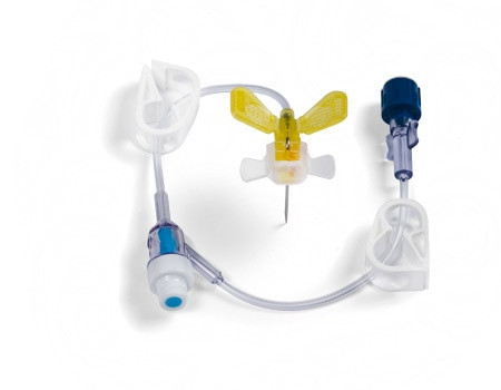 BD Miniloc® Safety Infusion Set, 22G x 1/2", with Y-Site, 20/pk (Continental US Only) - 22G, 1/2"