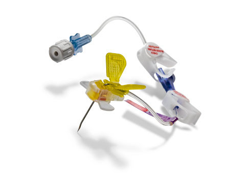 BD PowerLoc® Safety Infusion Set with Y-Injection Site, 22G x 1.5", 20/pk (Continental US Only) - 22G, 5"