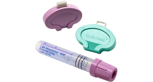 BD QuikHeel Preemie Lancet, Pink, .85mm Incision Depth, 1.75mm Incision Length, 50/pk, 4 pk/cs (Continental US Only) - Pink