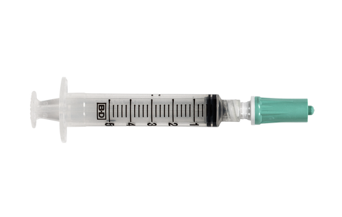 BD Texium™ Bonded Syringe, 5 ml, Needle-Free, Closed Male Luer, 100/cs (Continental US Only)