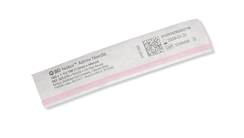 BD Needle, 18G x 1.5" Thin Wall, Non-Coring , 100/bx, 10 bx/cs (Continental US Only) - 18G, 5"