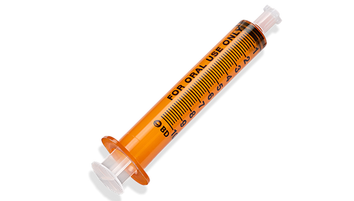 BD Oral Syringe, Amber, 10mL, Tip Cap, 100/pk, 5 pk/cs (Continental US Only)